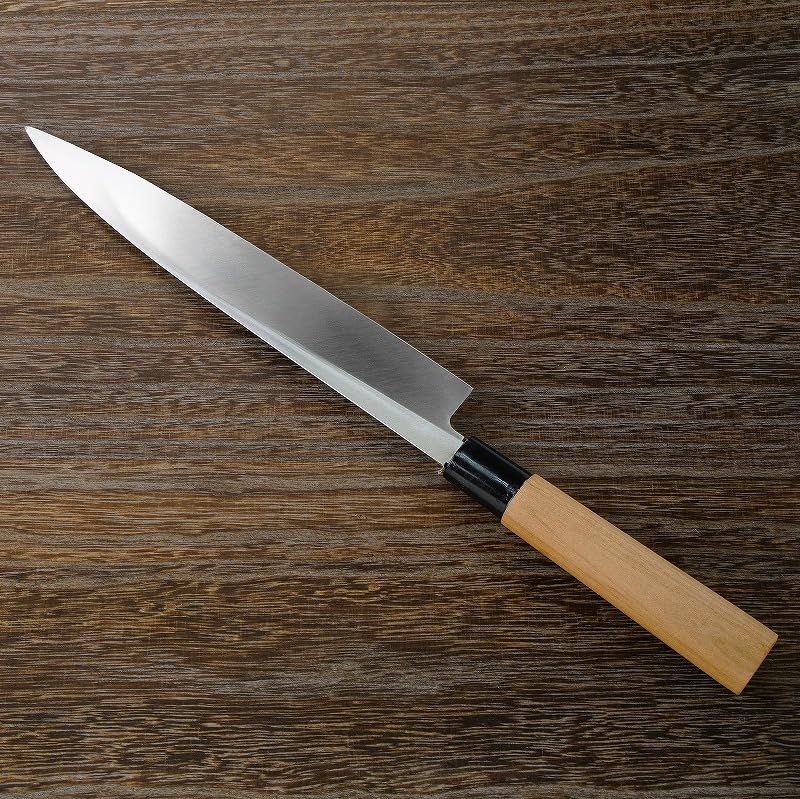 Amazon | 包丁 銀三 ステン 柳刃 240mm 左利き用 | ほんまもん | 柳刃
